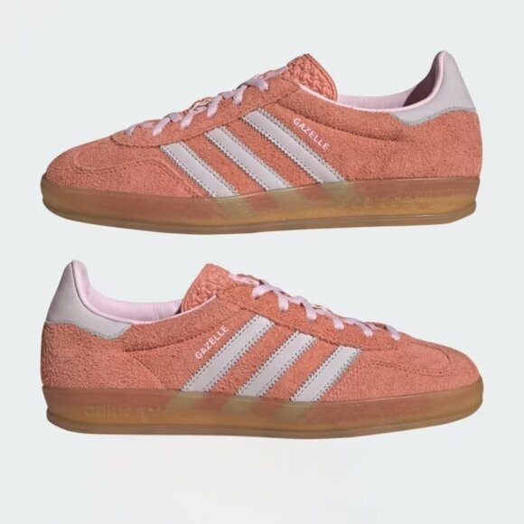 adidas Shoes - Adidas Gazelle indoor clear pink/gum/wonder clay size 7
